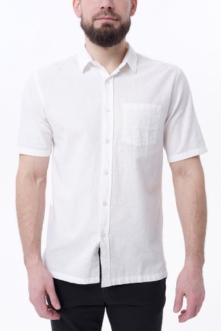Рубашка мужская BMS0185-0324 `Bikkembergs` белый