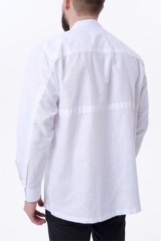 Рубашка мужская BMS0190-0324 `Bikkembergs` белый