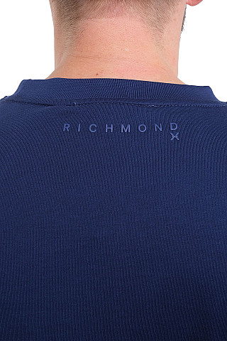 Футболка мужская UMA25053TS-1025-2 `Richmond X` синий