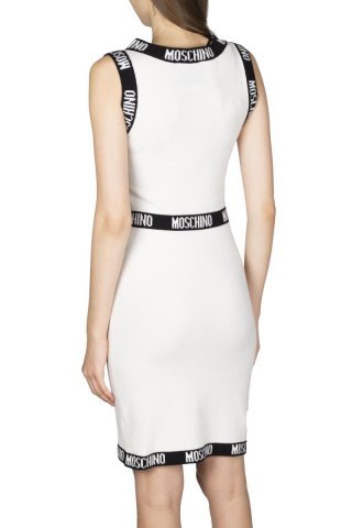 Платье женское A0489-0121 `Moschino` белый