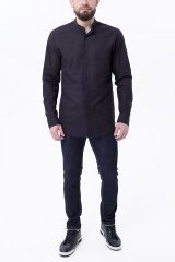 Рубашка мужская BMS0189-0324 `Bikkembergs` черный