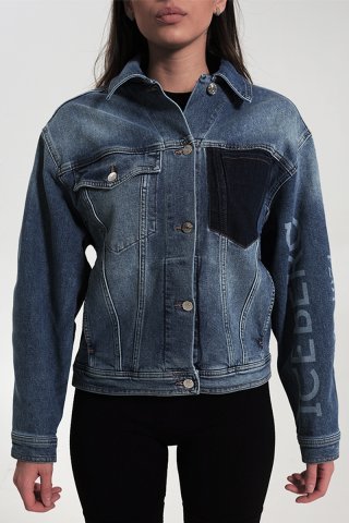 Куртка джинсовая женская O060-6003-0423 `Iceberg` синий