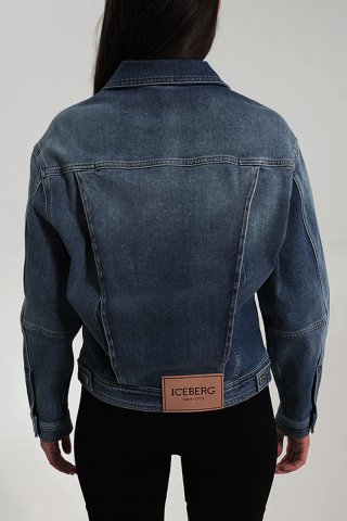 Куртка джинсовая женская O060-6003-0423 `Iceberg` синий