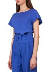 Блузка женская 5NK13T-52013-0220 `Emporio Armani` голубой
