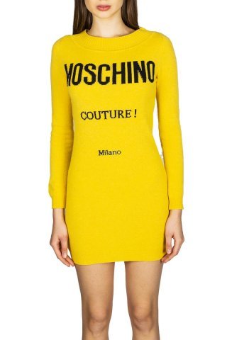 Платье женское J0491-0121 `Moschino` желтый