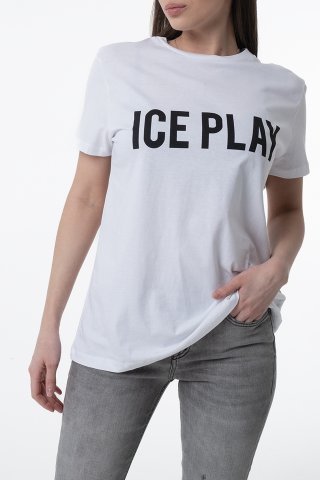 Футболка женская F021-P400-0223 `Ice Play` белый