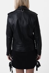 Куртка кожаная женская RWP23043GB-0223 `John Richmond` черный