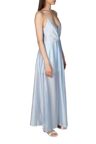 Платье женское 3K2A88-2NLIZ-0321 `Emporio Armani` голубой