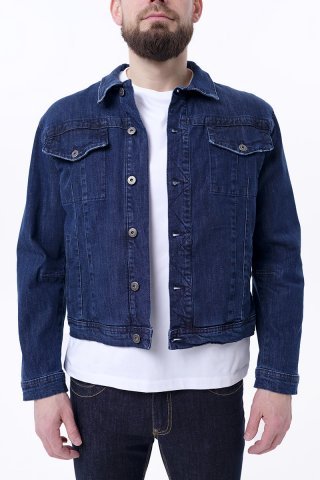 Куртка джинсовая мужская PBMG0001-0324 `Bikkembergs` синий