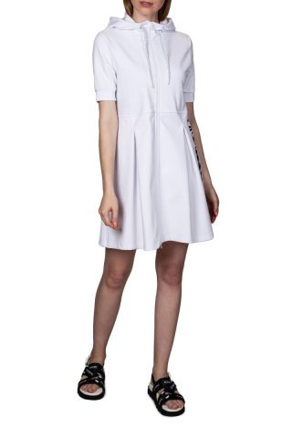 Платье женское D504301M4287-0521 `Bikkembergs` белый