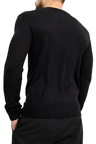Свитер мужской PBMM0391-1124-1 `Bikkembergs` черный