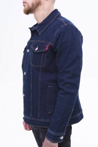 Куртка джинсовая мужская UMP24229GB-0424 `Richmond X` синий