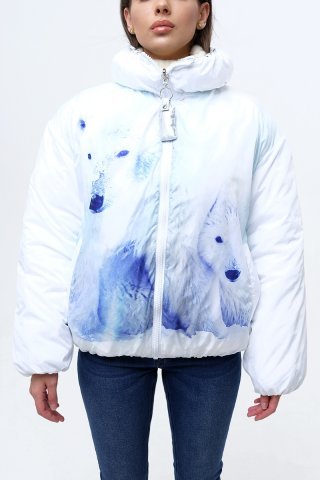Куртка женская J061-6406-1023 `Ice Play` белый