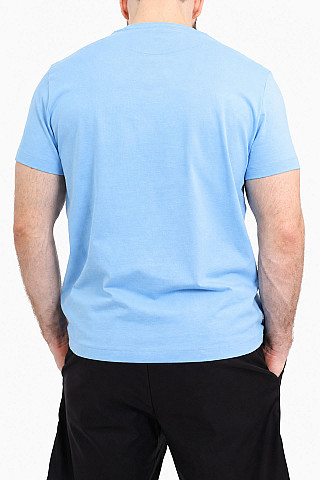Футболка мужская BMT1585-0426-1 `Bikkembergs` голубой