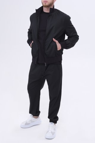 Спортивный костюм мужской BMG0120/BMP0123-0424 `Bikkembergs` черный