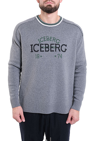 Свитер мужской A018-7469-1025-2 `Iceberg` серый