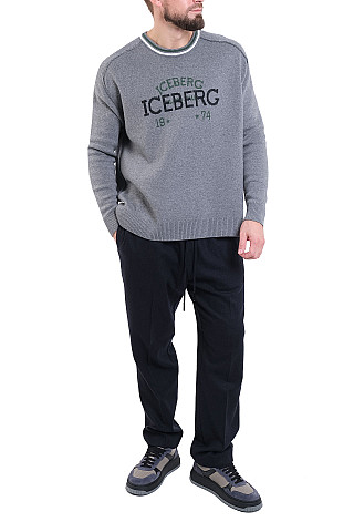 Свитер мужской A018-7469-1025-2 `Iceberg` серый