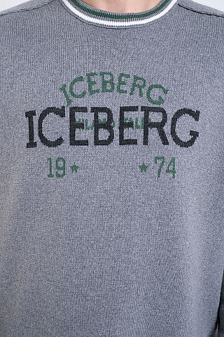 Свитер мужской A018-7469-1025-2 `Iceberg` серый
