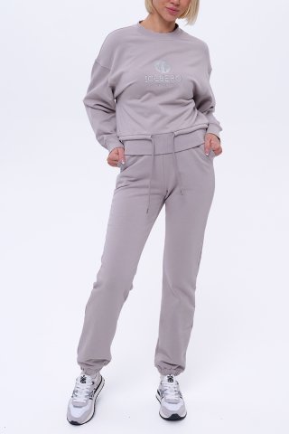 Спортивный костюм женский E051/B121-6316-0124 `Iceberg` светло-серый