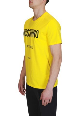 Футболка мужская A0719-0121 `Moschino` желтый