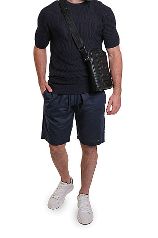 Футболка мужская BMM0922-0425-3 `Bikkembergs` темно-синий