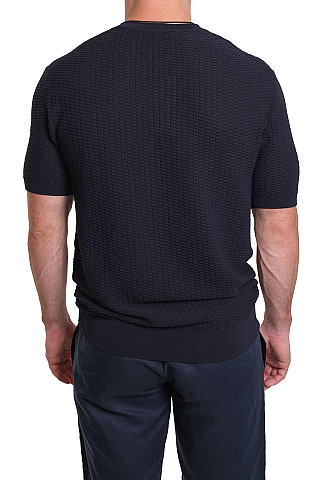 Футболка мужская BMM0922-0425-3 `Bikkembergs` темно-синий